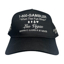 Load image into Gallery viewer, GAMBLE GAMBLE STUDIOS - WHEN THE FUN STOPS - EMBROIDERED SNAPBACK HAT
