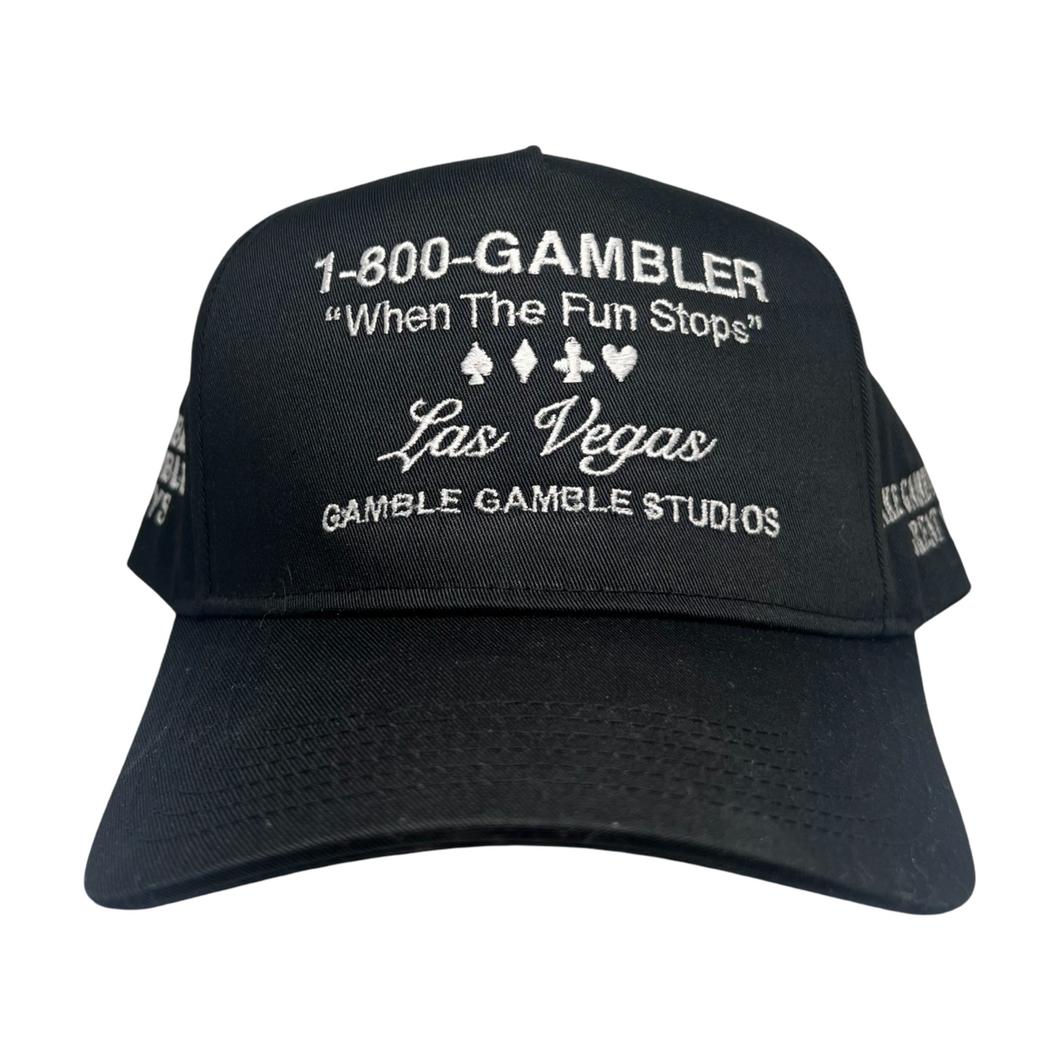 GAMBLE GAMBLE STUDIOS - WHEN THE FUN STOPS - EMBROIDERED SNAPBACK HAT